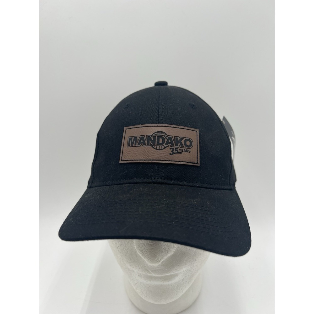 Mandako 35 Years Black Full Fit Hat AJM International L/XL New With Tags